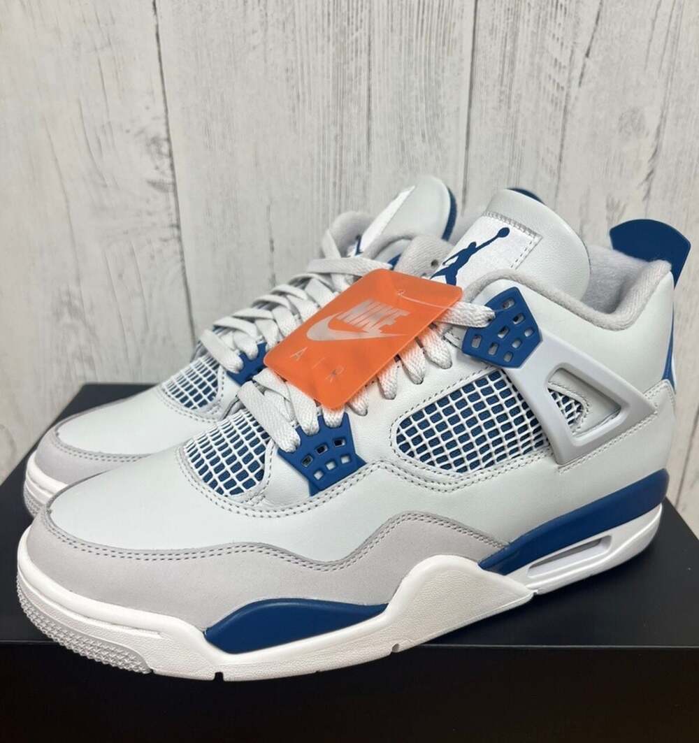 Nike Air Jordan 4 Retro Military Blue Size 10